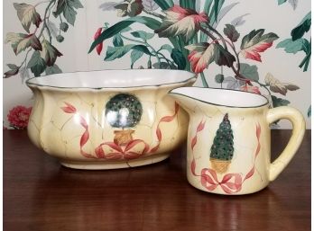 Vintage Laurie Gates Christmas Ceramics