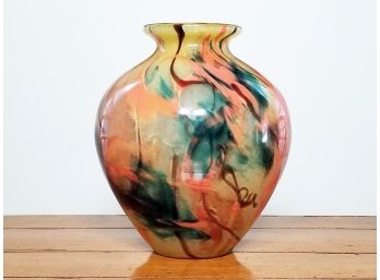 A Vintage Art Glass Vase