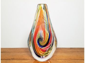 A Murano Style Art Glass Vase