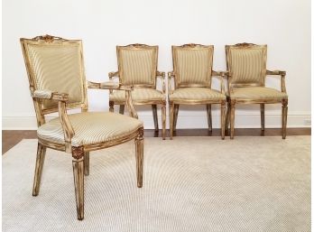 A Set Of 4 Custom Designed Italian Armchairs By Galimberti Lino 2 Of 2