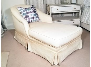An Upholstered Chaise