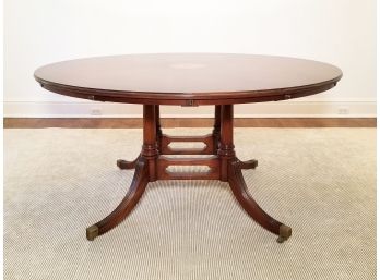 A Large English Regency Style Mahogany Dining Table By Bevan Funnell, LTD.