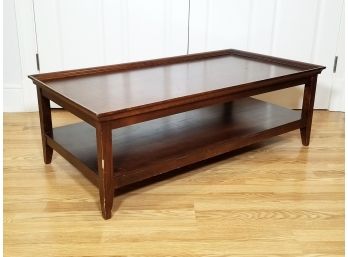 A Modern Hardwood Coffee Table
