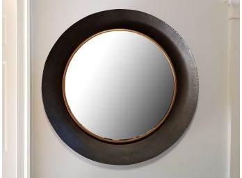 A Large Oil Rubbed Bronze Modern Mirror By West Elm