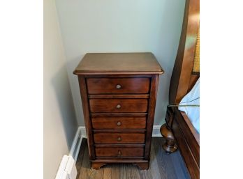 Grange Cherrywood Bedside Table (Made In France) With 5 Drawers (matches The Large Console)
