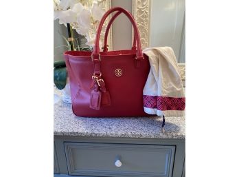 Large Tory And Burch Bag  Retails Over $400