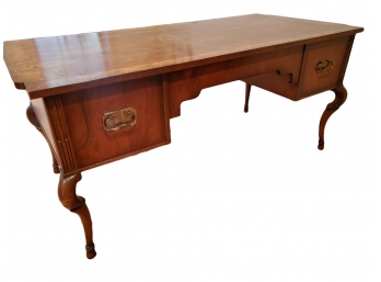Handsome Antique Wooden Desk - Elegant Lines