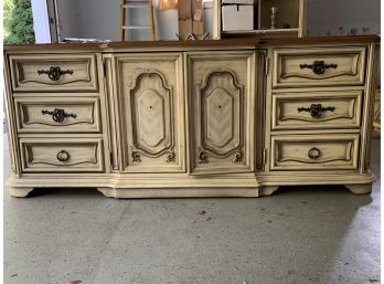 Vintage Stanley French Provincial Style Dresser With 2 Mirrors