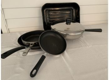 Farberware Electric Skillet & Assorted Cookware