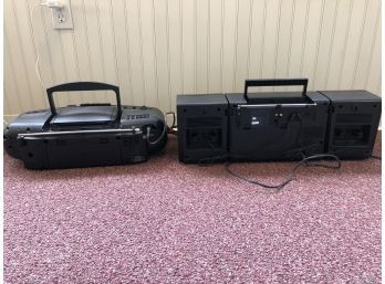 2 Working Boom Boxes