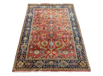 Beautiful Good Quality Hand Knotted Wool Area Rug From India