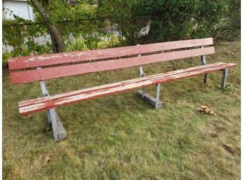 Vintage 12ft Commercial Outdoor Bench     (CM40)