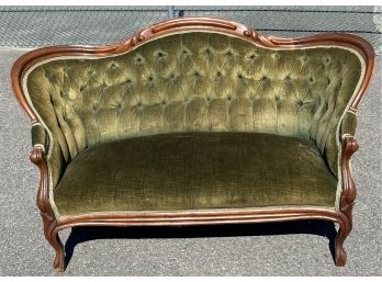 Victorian Parlor Settee