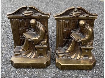 Monks Reading Bookends