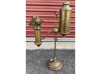 Covell Brass Over Iron Student Lamp