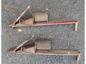 Two Antique Hand Seeders