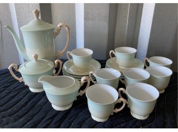 Noritake Coffee Set With Eight Cups And Saucers
