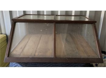 Antique Table Top Glass Display Case