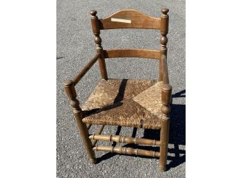 Rush Seat Childs Arm Chair