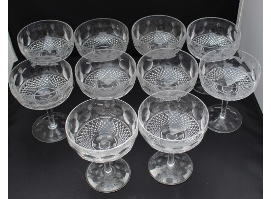 Vintage Galway Champagne Glasses