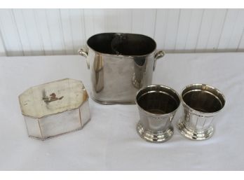 Unique Collection Of Silver Plated Pieces