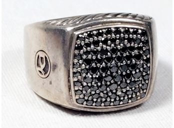 Vintage David Yurman  Black Diamond Ring