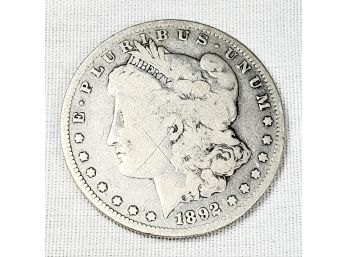 1892-S  Morgan Dollar (SUPER RARE DATE)
