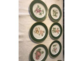 Set Of Six (6)  Kronester Plates