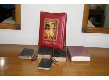 Group Of Vintage Bibles