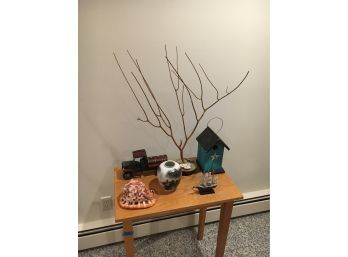 E57 Small Lot Of Decorative Items Including Fukagawa Vase