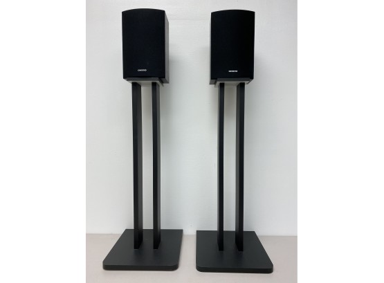 ONKYO Speakers SKM-520S With Stands