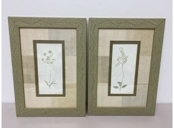 Framed Floral Leaf Prints