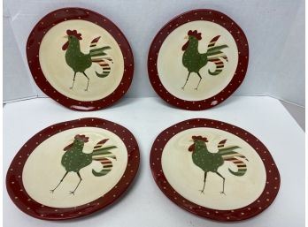 Rooster Plates Worchester At Home America