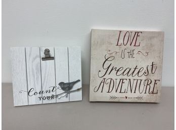 Canvas Wall Hanging And Picture Holder