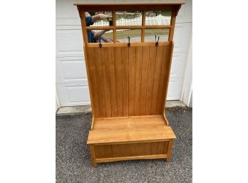 Hall Tree With Storage Bench