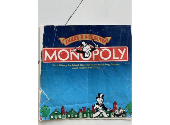 Monopoly Tin Box 50th Anniversary Edition From 1985! Vintage And Sought After.