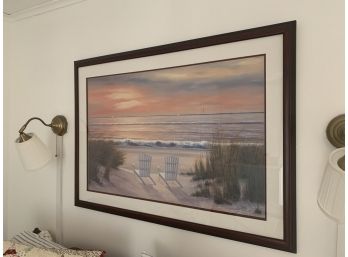 Awesome Large Diane Romanello Signed Beach Print - Stunning