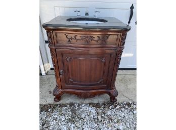 Vintage Vanity From Newport Mansion! Stunning And Sturdy.