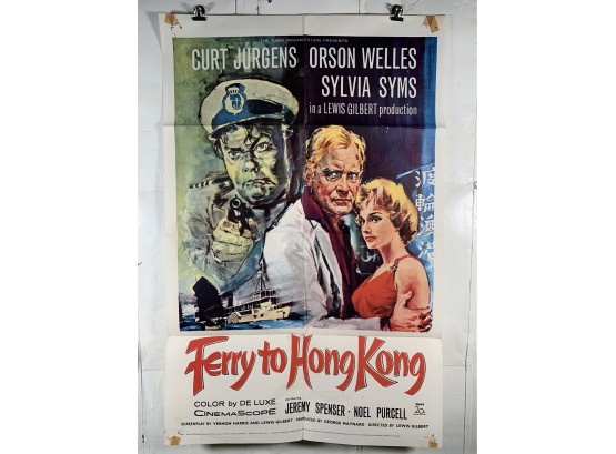 Ferry To Hong Kong One Sheet  Movie Poster 1960