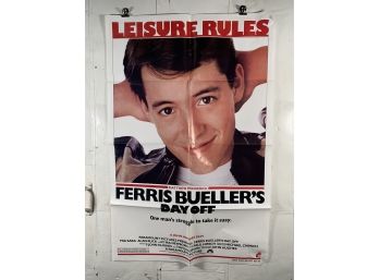 Ferris Buellers Day Off On Sheet Movie Poster 1986