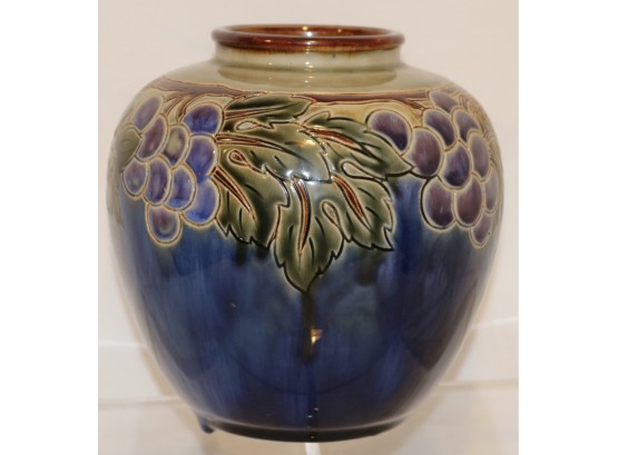 Mid 20th Century Royal Doulton Stoneware Drip Glaze Vase