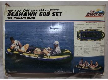 Seahawk 500 Set Five-Person Boat- New Old Stock In Box!