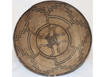 Early 20th Century Native American Hand Weaved Grass Bowl