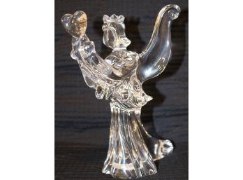 Baccarat Crystal Guardian Angel Figurine By Jean Boggio