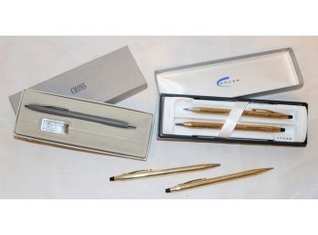 Vintage Cross Pens/Pencils- Lot Of 5