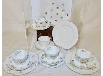 Assortment Of Porcelain By Shelley- 15 Pieces