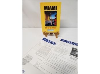 'Miami: City Of The Future' By T.d. Allman Review Copy, From The Personal Library Of Gregory Katz