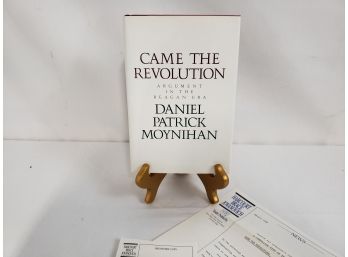 'Came The Revolution' By Daniel Patrick Moynihan Review Copy, From Journalist Gregory Katz Personal Library