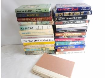 Assortment Of 27 Hard Cover Books, Fiction And Non-fictions