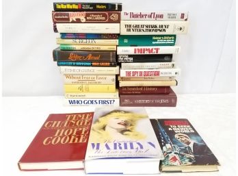Assortment Of 27 Many First Edition Hard Cover Books, Marilyn Monroe, Robert F. Kennedy #11